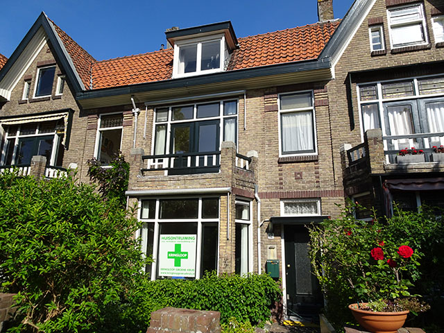 Gratis huis met zolder leegmaken Johan de Wittstraat - Leiden (inclusief inkoop antiek)